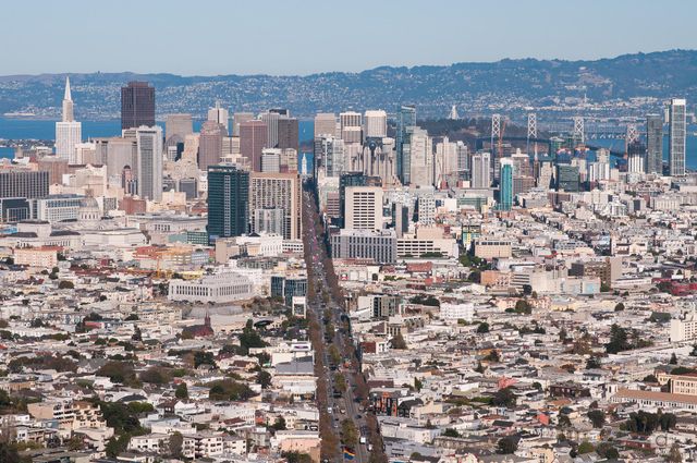 San Fransisco depuis les Twin peaks